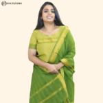 Green Grace Mangalagiri Cotton 3-Piece Suit with Lining