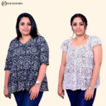 Printed Combo Cotton Peplum top