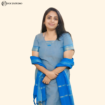 Blue Breeze Mangalagiri Cotton 3-Piece Suit with Lining