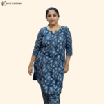 Indigo Mist – Indigo Block Print Co-ord Set